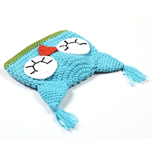 Sandistore Newborn Baby Cute Owl Cloak Knit Hat Costume Photography Prop Outfit Set - Image 2