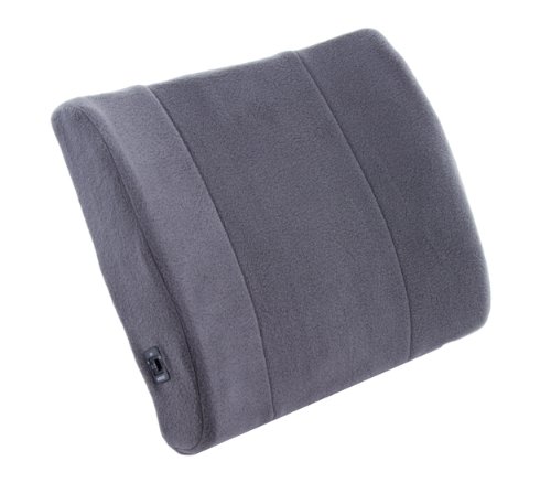 UPC 852038010175, Vibrating Back Pain Relief Massager Pillow - Pain Stress Relief Cushion - Grey