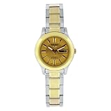 Seiko Women's SYMD92 Two Tone Stainless Steel Analog with Gold Dial Watch