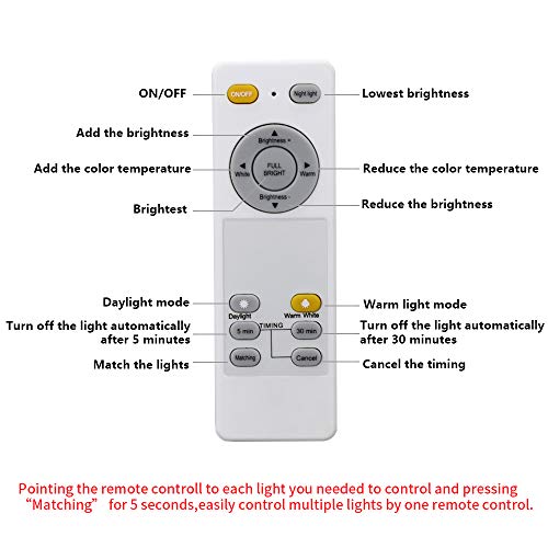 5 W+LITE+Flushmount+Remote+13+3000K+6000K+Changeable