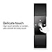 Fitbit Charge 2 Screen Protector, Fitbit Charge 2 Smart Watch Screen Protector, FlipCase Full Coverage Screen Protector for Fitbit Charge 2 HD Clear Anti-Bubble Film,3x Pack