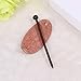 Lurrose Vintage Viking Hair Pin Celtic Hair Clips Oval Metal Hair Slide Clip with Hair Stick