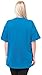 Disney Women's Happy Winnie The Pooh T-shirt Plus Size Sky Blue (2X)