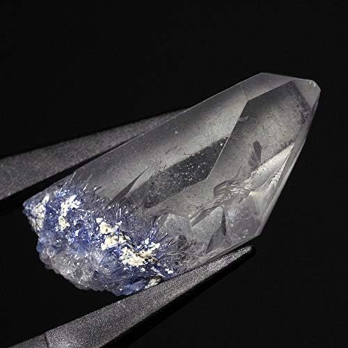 N2 Stone Natural 天然鉱物 デュモルチェライト クォーツ デュモルチ石 Dumortierite Quartz 結晶 1 一点物 原石 約10ct 長辺mm 1個 産出地 ブラジル バイーア州 N2 Stone Natural 天然鉱物 デュモルチェライト クォーツ デュモルチ石 Dumortierite Quartz 結晶 1 一点物 原石 約10ct 長辺mm 1個 産出地 ブラジル バイーア州