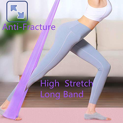 iMucci 3 Pcs Resistance Bands Set,Natural Latex Exercise Bands for Home Fitness, Strength Training, Physical Therapy, Pilates and Yoga, Elastic Workout Bands for Arms, Shoulders, Legs and Butt