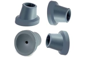 Bdwievn Replacement Feet for Shower Chair Bath Seat,4 Pack 1"" Slope Rubber Tips Suction Cup Feet Non Slip Shower Bench Chair