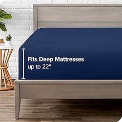 Bare Home Queen Fitted Sheet - Extra Deep Pocket