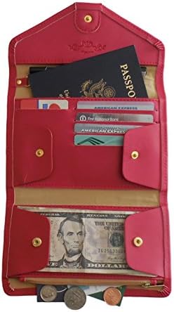 Travel Passport Wallet RFID Blocking Clutch, Credit Card Organizer, ID Holder