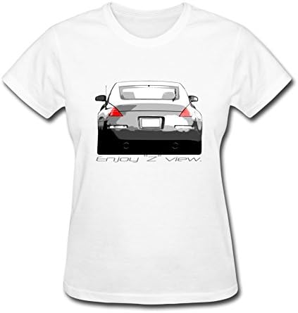 350z Enjoy The View. Women T-shirt Black Medium Pattern Available White Large