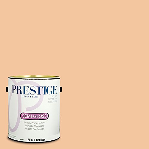 Prestige Paints Interior Paint and Primer In One, 1-Gallon, Semi-Gloss, Comparable Match of Sherwin Williams Avid Apricot