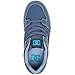 DC Pure Elastic Skate Shoe, Blue, 5 M US Big Kid