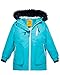 Wantdo Girls Waterproof Ski Jacket Parka Outdoor Windproof Warm Winter Coat