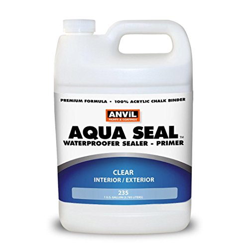 Anvil Aqua Seal Waterproofer Bonding Primer #235 Acrylic Clear Penetrating Sealer (2 Gallon)