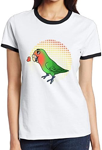 Clash Color T Shirt 2016 Bird Kiss For Lady
