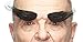 Mustaches Self Adhesive, Novelty, Realistic, Fake Eyebrows, Black Color