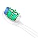 Replacement Brush Heads For Philips Sonicare InterCare HX9004 hx9003 With Hygienic Caps, 6pack, Compatible with Philips Sonicare Flexcare, HealthyWhite, DiamondClean And Other Snap-On Toothbrush Model