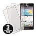 Mpero Collection Matte Anti Glare Screen Protector for LG Optimus F3 (Pack of 3)