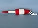 Hampton Nautical Wooden Red Cape Rock Lobster Trap Buoy, 15