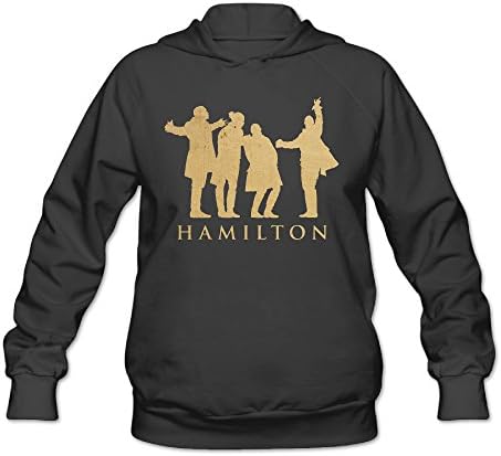 PTR Women's Hoodies - Hamilton Music Black Size XL