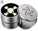Hand Fidget Spinner Skull High Quality Brass Bearing R188 Anti-stress spins up to 5 minutes Time killer toy In Metal premium box. Helps to relieve stress, boredom and trains good mindfulness.