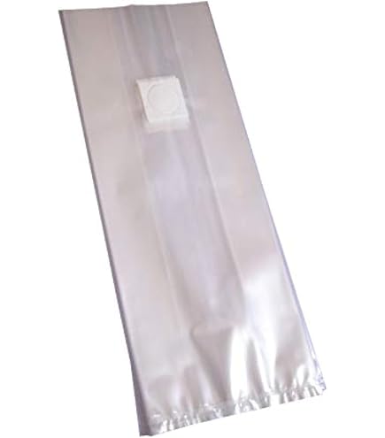 Moollyfox Lot De 20 Sacs De Culture Champignons 32x50cm PVC Avec Filtre 0.2 Microns - Sacs De Spawn Indéchirables