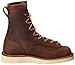 Danner 8” Bull Run Work Boots for Men - Durable, Lightweight Full-Grain Leather with Non Slip Wedge Outsole & 3-Density Cushion Footbed, EH Resistant