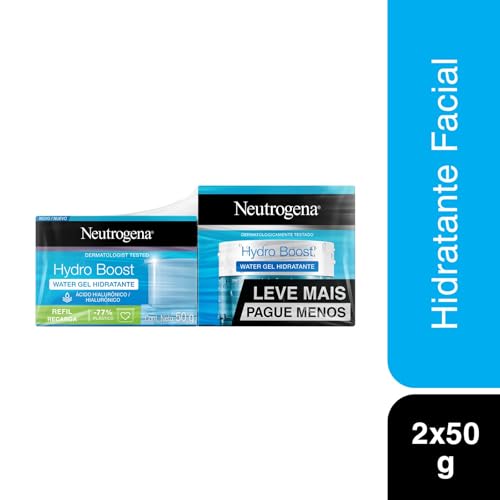 Neutrogena Hidratante Facial Hydro Boost Water Gel 50g + Refil Hydro Boost Water Gel 50g