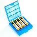 Bluecell 4 PCS Blue Color AA / AAA 4 Cell Battery Storage Case