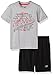 New Balance Boys' Little Sleeve Athletic T-Shirt and Short Set