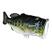 Rivers Edge Products Largemouth Bass Fish Mailbox for Outside of Residential Home, Rural Mailbox Constructed of Metal with a Plastic Overmold, UV Resistant, Includes Tamper Resistant Mounting Hardware