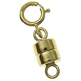 1 Set 14K Gold Filled 4mm Magnetic Clasp Converter For Necklaces/Bracelets