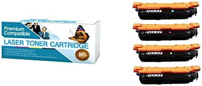 NAR CARTRIDGES Compatible Replacement for HP CF320A, CF331A, CF332A, CF333A (HP 654A) Four Pack of Color Toner Cartridges.