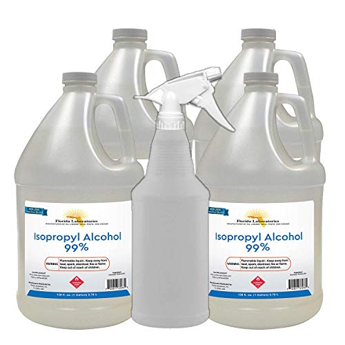 41KAamY7sAL Isopropyl Alcohol Grade 99% Anhydrous - 4 Gallon - Empty Bottle Sprayer Included - Image 3