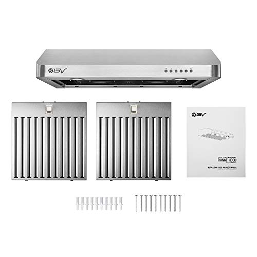 BV Range Hoods 30 Inches Under Dual Motor Extra High Power