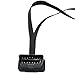 iKKEGOL Ultra Low Profile Left or Right Angle OBD2/OBDII Y Splitter Flat Ribbon Cable 1Feet/30cm -1x Male and 2X Female J1962 Ports