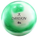 Danskin Weighted Toning Ball for Women, Medicine Ball, Exercise Weight Ball, Strength Training Ball, 6lbs