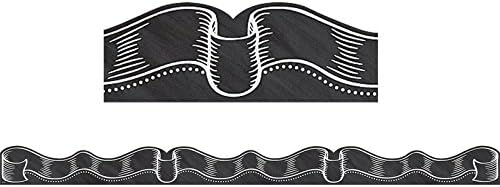 Teacher Created Resources Chalkboard Ribbon Die-Cut Border Trim