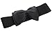 SportsWell Women's Fashionable Bowknot Wide Belt Girls Lady Stretch Cinch Dress Waistband Black