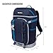 CleverMade Cardiff Backpack Cooler Bag – Insulated 24 Can Soft Leakproof Cooler with Bottle Opener, Dry Storage Compartments and Mesh Side Pockets, Navythumb 2