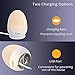 Purea LED Nursery Night Lights for Kids, LED Bedside Lamp for Baby, Rechargeable Bedside Lamp for Breastfeeding, 1 Hour Timer, USB and Stable Charging Pad for Indoor & Outdoor
