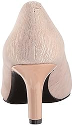 Trotters Women's Noelle Pump, Tan Metallic, 6.0 N US