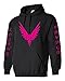 Davidmonik Logang Savage Hoodie Maverick Pink Design For Boys Girls and Adults Hooded Sweatshirt (M- Adult)