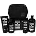 RUGGED & DAPPER Active Regimen Grooming and Skincare Set for Men | Includes Body Wash Shampoo + Face Wash + Facial Moisturizer + Shaving Cream in a Travel Bag