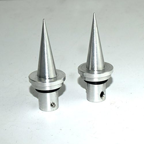 TACKPSORT 2pcs CNC Aluminum Alloy Spikes Feet Replacement of Bipod Spikes