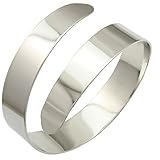 iWenSheng Women Fashion Adjustable Upper Hand Arm Bangle Cuff Bracelet Silver Tone