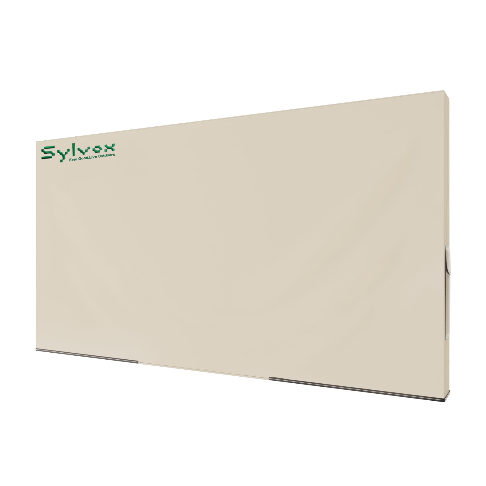 SYLVOX Outdoor TV Cover, 600D TV Cover for 70 to 75 inches TV, Waterproof, Weatherproof and Dust-Proof TV Screen Cover with Remote Control Pocket, Perfect for outdoor TV protection, Khaki
