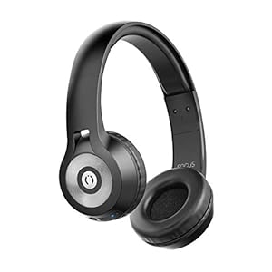 MuveAcoustics Focus MA-1525SB Wireless Bluetooth On-Ear Headphones (Steel Black)