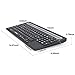 Zoweetek Rechargeable Wireless Bluetooth Keyboard with Touchpad and Numeric Keypad for Windows, Mac OS, Android, iOS, Tablet and Smart Phone