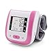 Yongrow Automatic Blood Pressure Monitor Wrist Cuff Portable Large Screen BP Wrist Cuff Blood Pressure Kit - Irregular Heartbeat BP Monitor (Pink)