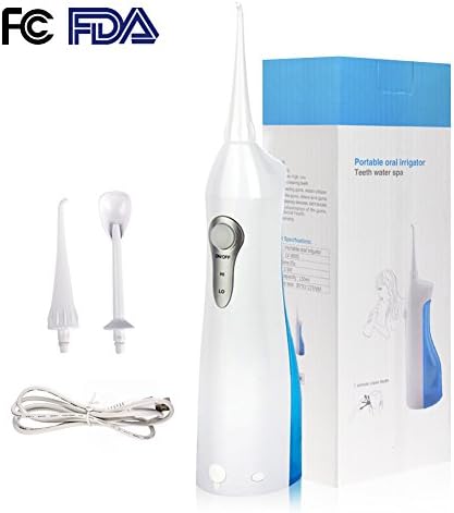 Water Flosser cordless High Capacity and Waterproof Tank Professional Electric Oral Irrigator Mute Rechargeable Dental Floss